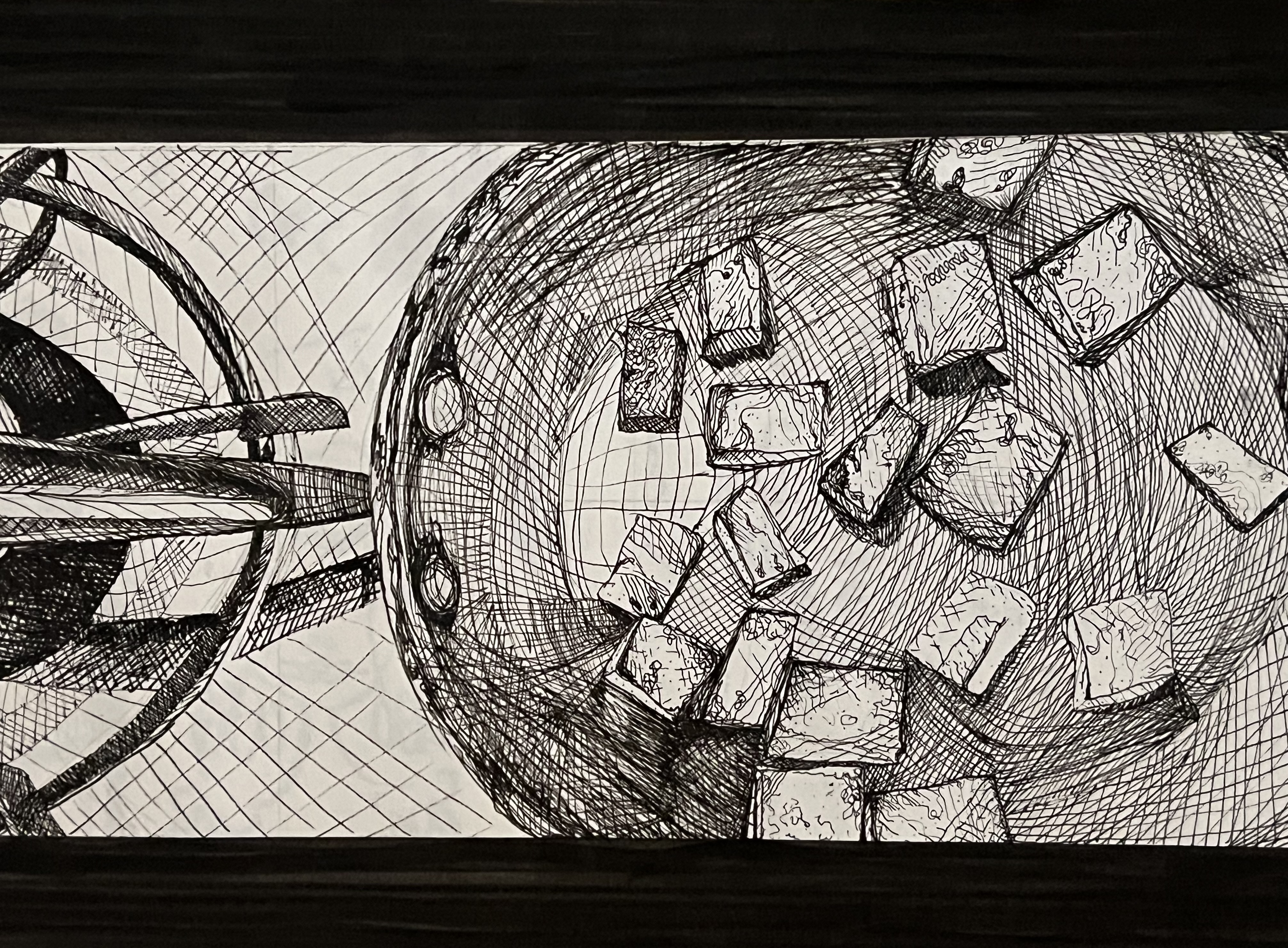 Tofu pen drawing